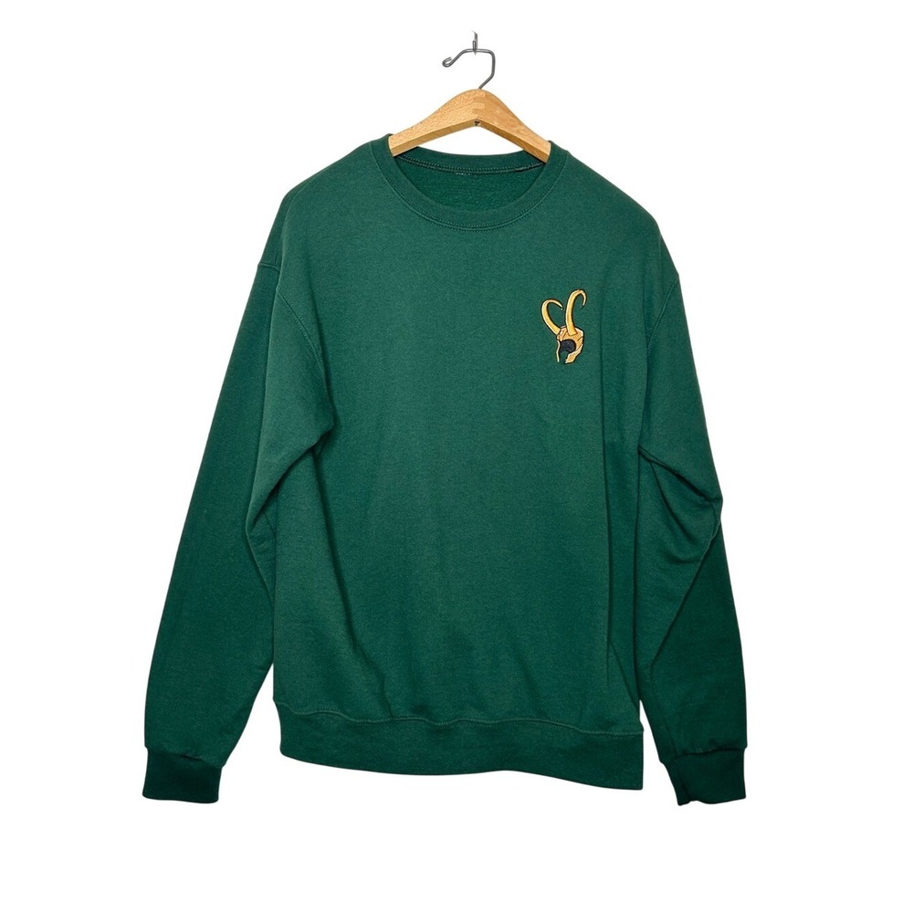 Loki Marvel Patch Crewneck Sweatshirt Unisex